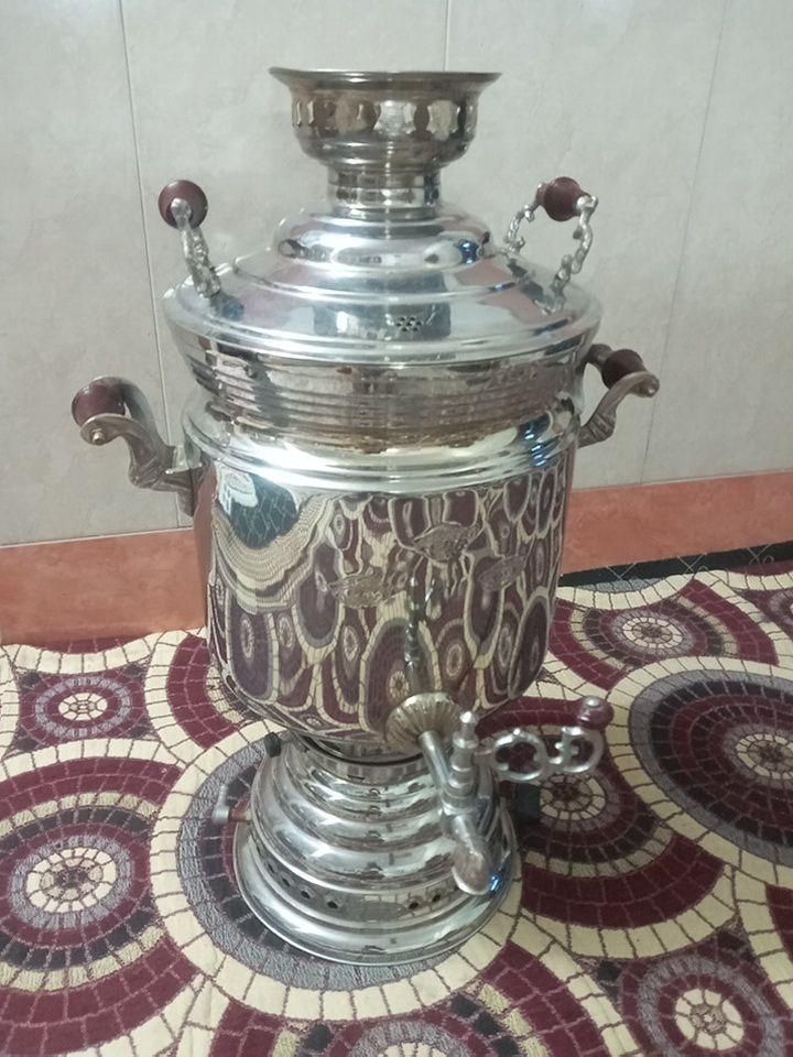 سماور گازی بزرگ|سماور، چای‌ساز، قهوه‌ساز|قم, نیروگاه|دیوار
