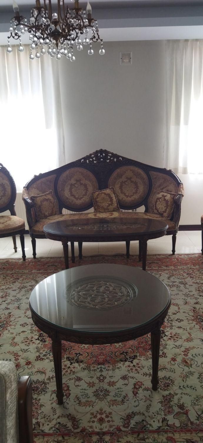 مبل استیل ۹ نفره در حد نو|مبلمان خانگی و میز عسلی|تهران, مجیدیه|دیوار
