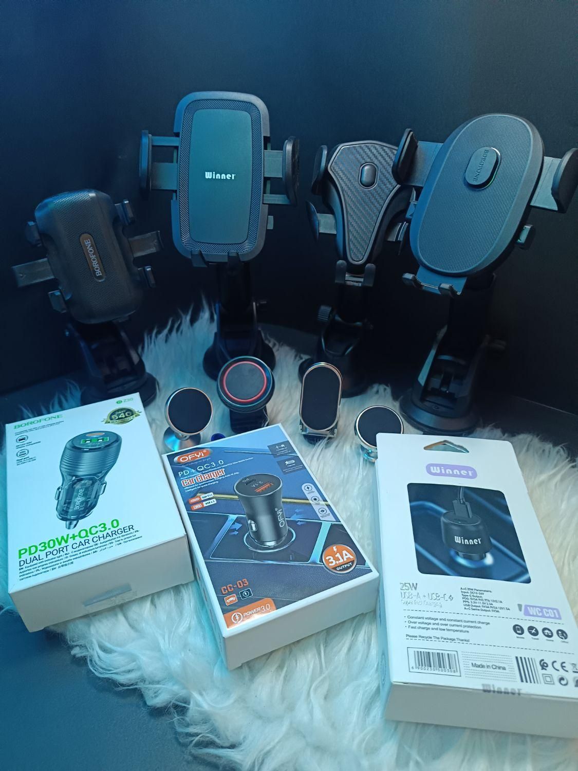 هولدر و فندکی ماشین|لوازم جانبی موبایل و تبلت|قم, ولیعصر|دیوار