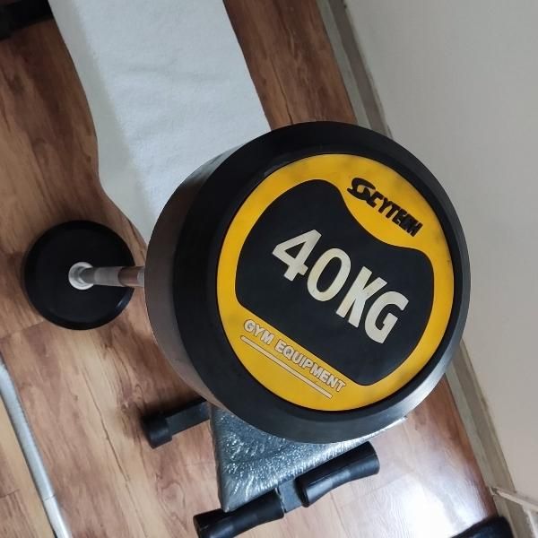 هالتر باربل ۴۰ کیلویی|تجهیزات ورزشی|بندر انزلی, معلم|دیوار