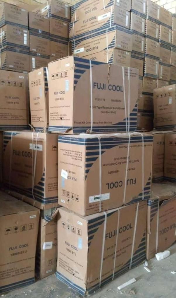 کولر دوتیکه اسپلیت دیواری ایستاده گازی فوجیCIS70FA|کولر گازی و فن‌کوئل|اهواز, زیتون کارمندی|دیوار