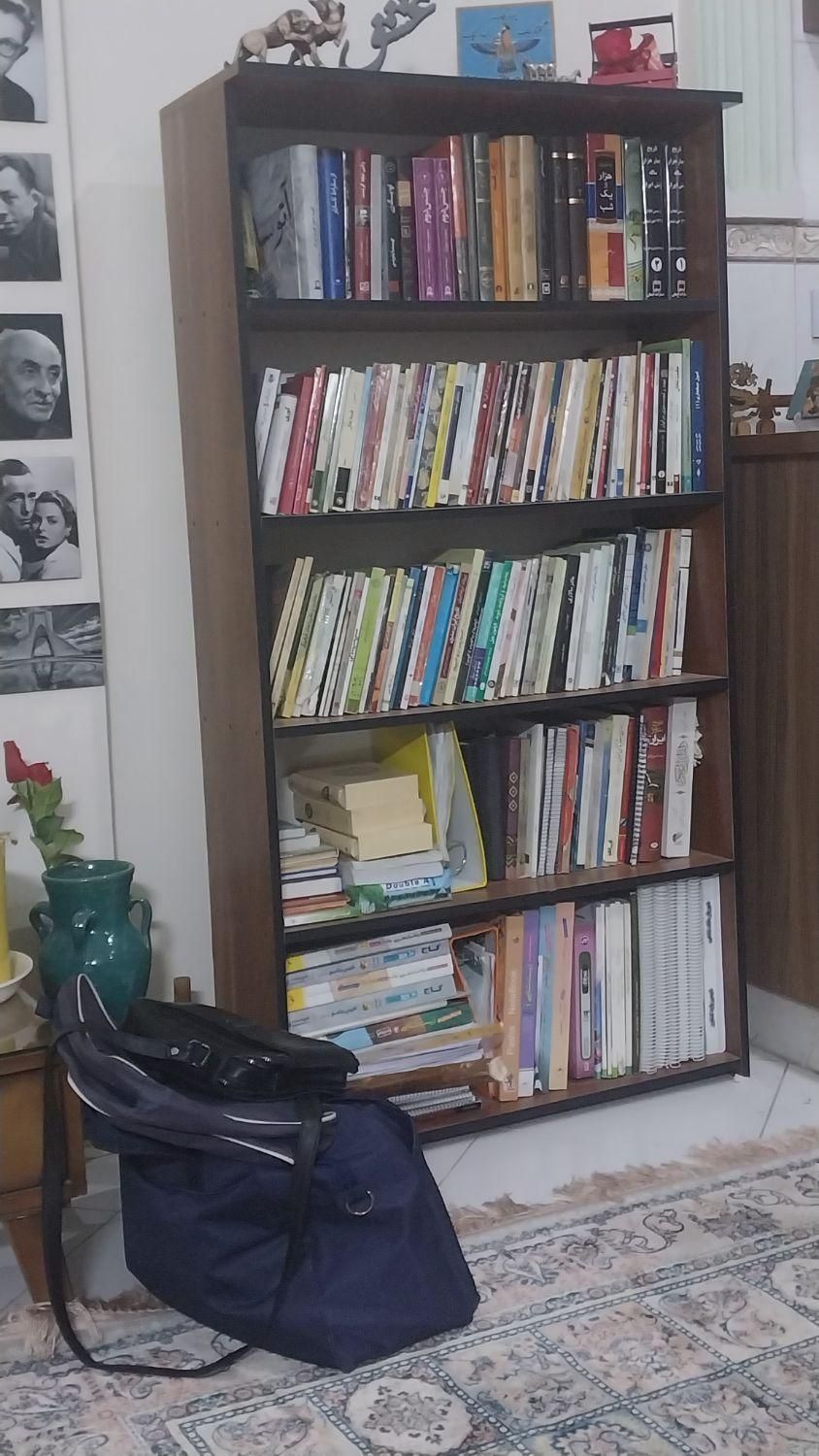 فروش کتابخانه و بخاری درحد نو|کتابخانه، شلف، قفسه‌های دیواری|پاکدشت, |دیوار