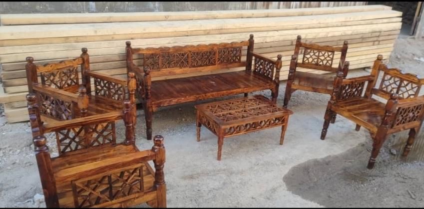 مبل گره چینی چوبی تولید وپخش|مبلمان خانگی و میز عسلی|شهریار, دهشاد بالا|دیوار