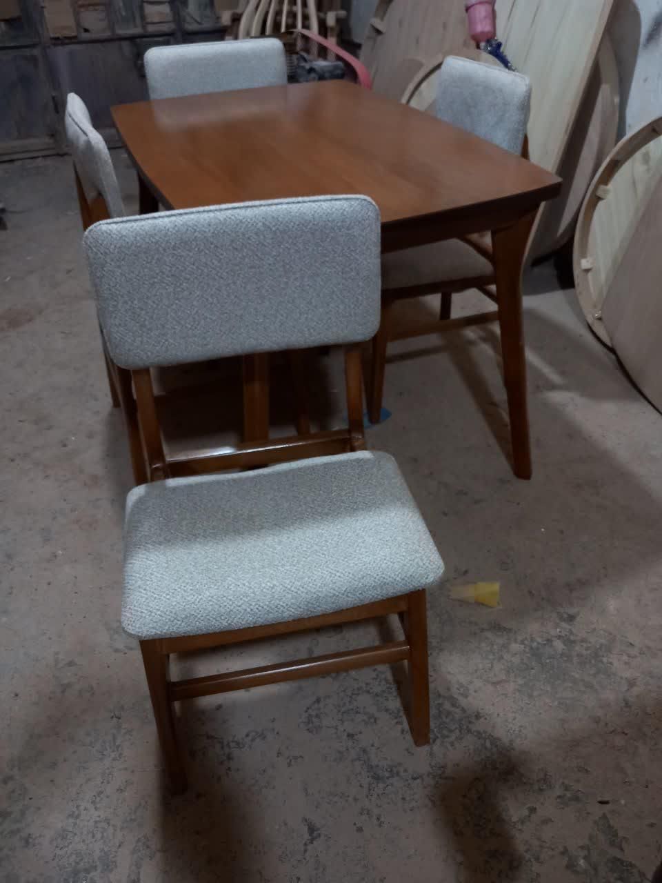 میزو صندلی غذاخوری مدل نیلوفر تمام راش|میز و صندلی غذاخوری|مشهد, حضرت حجت|دیوار