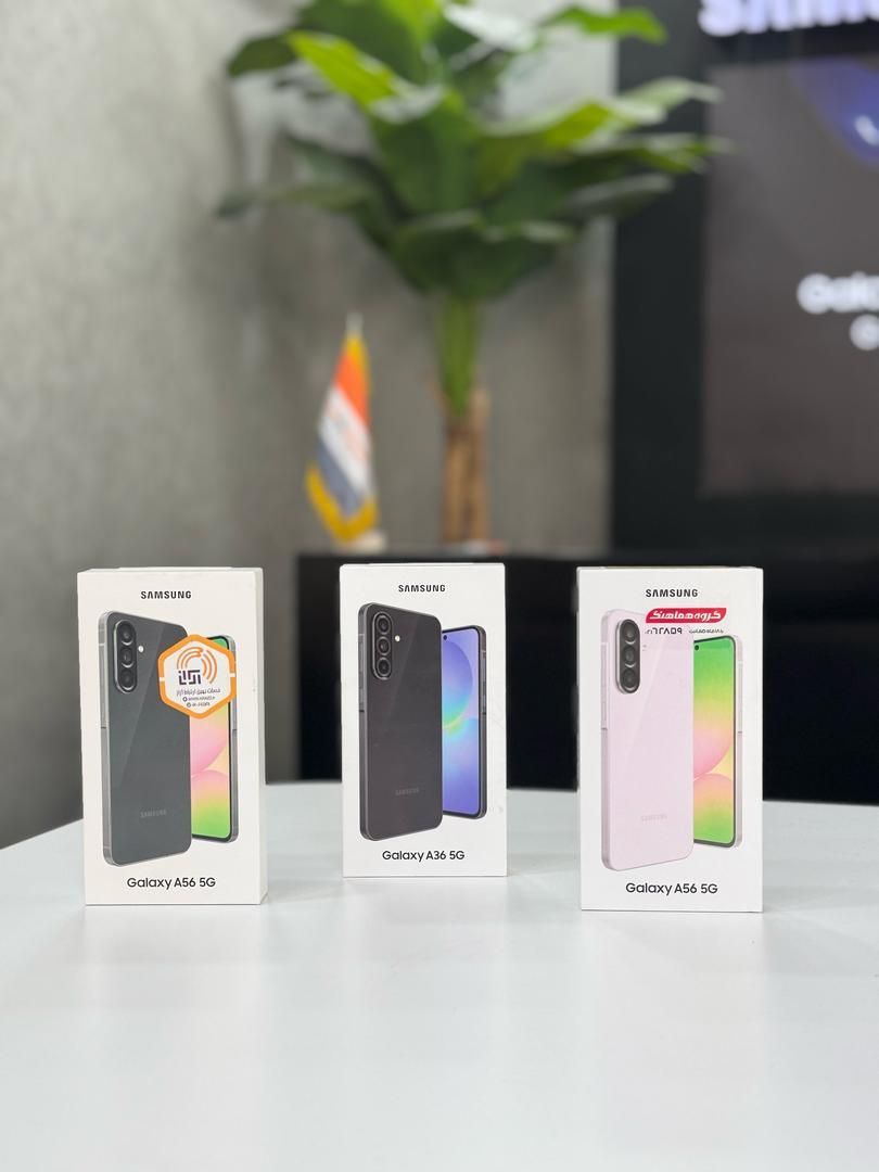 سامسونگ A56 256gb ram8 اقساط/چک/تامین اجتماعی|موبایل|تهران, باغ فیض|دیوار