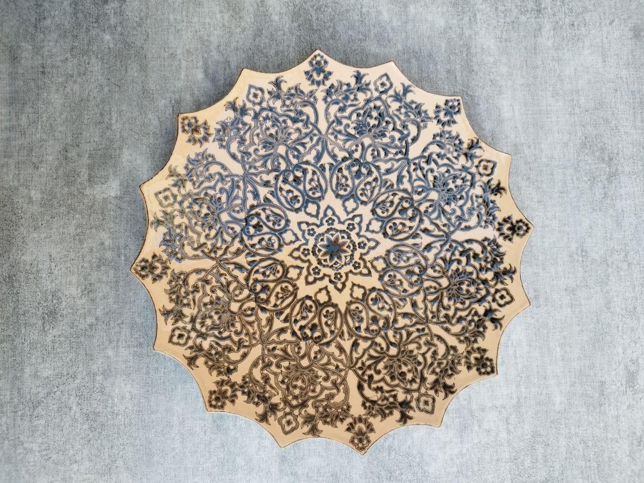 مینا کاری روی سفال|خدمات آموزشی|سنندج, |دیوار