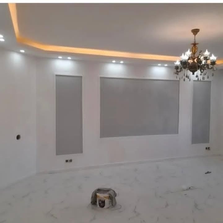 نقاش ساختمان رنگکاررنگکاری رنگ آمیزی نماایرلس سوله|خدمات پیشه و مهارت|مشهد, شاهد (شهرک غرب)|دیوار