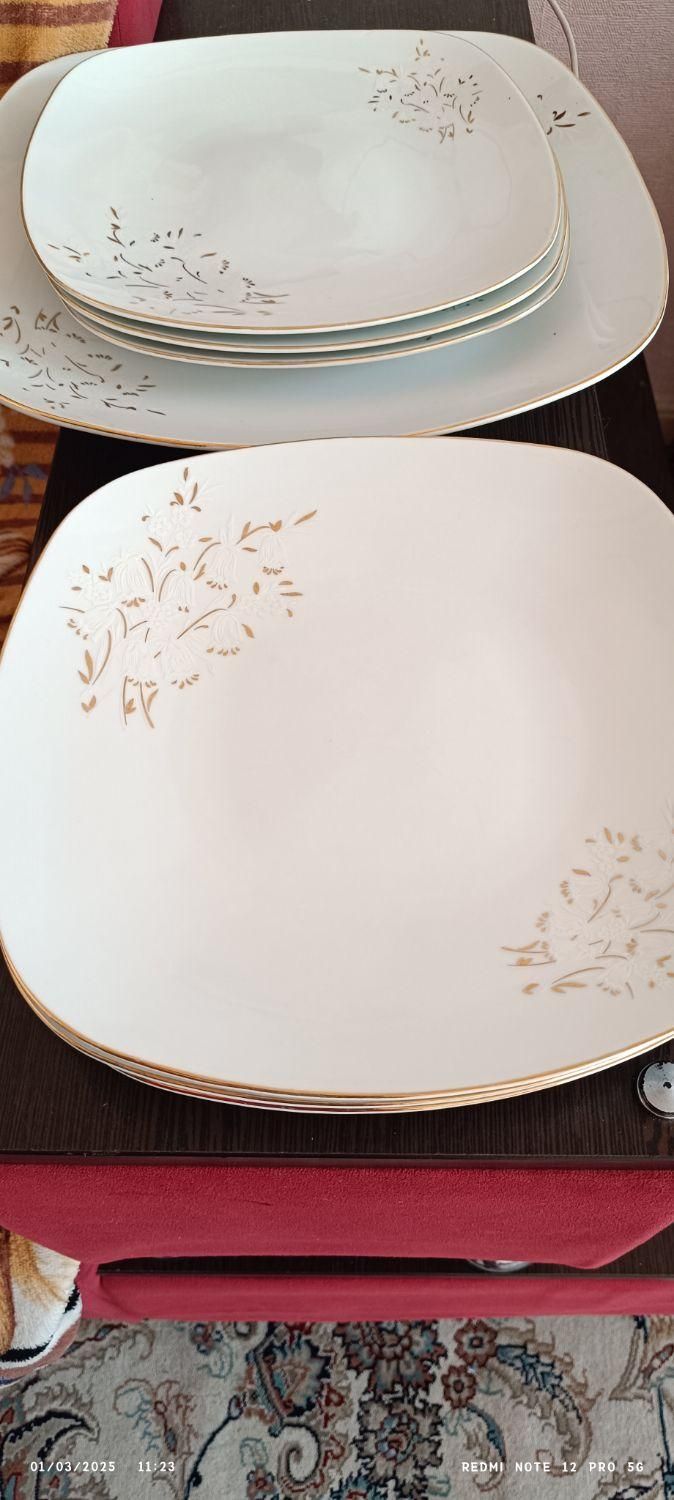 دیس چهارگوش بزرگ وبرنج خوری|ظروف سرو و پذیرایی|اصفهان, عسگریه|دیوار