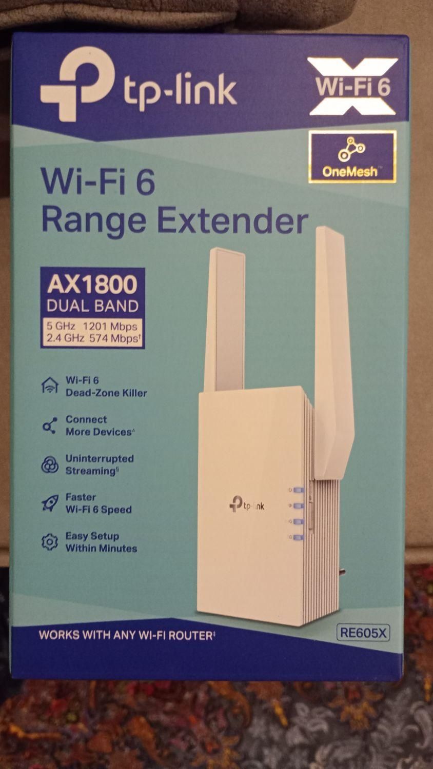 TP-LINK Re605X Ax1800 WiFi 6|مودم و تجهیزات شبکه|تهران, صادقیه|دیوار