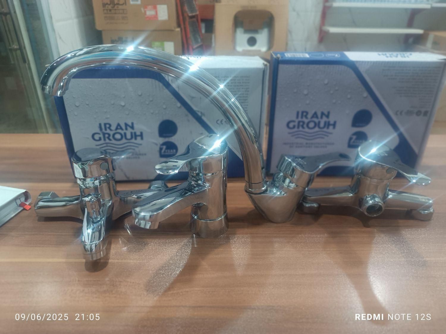 شیرآلات استیل تنه سنگین|مصالح و تجهیزات ساختمان|آبادان, |دیوار