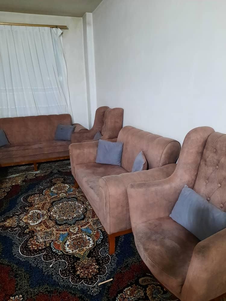 دوتخته فرش ۱۲ متری سورمه ای زرشکی تمام نخ|فرش|تهران, امیریه|دیوار