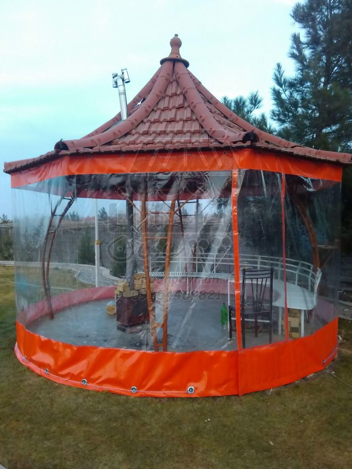 کاور آلاچیق دیوار آلاچیق پوشش شفاف پلاستیک آلاچیق|مصالح و تجهیزات ساختمان|مشهد, گلبرگ شمالی|دیوار