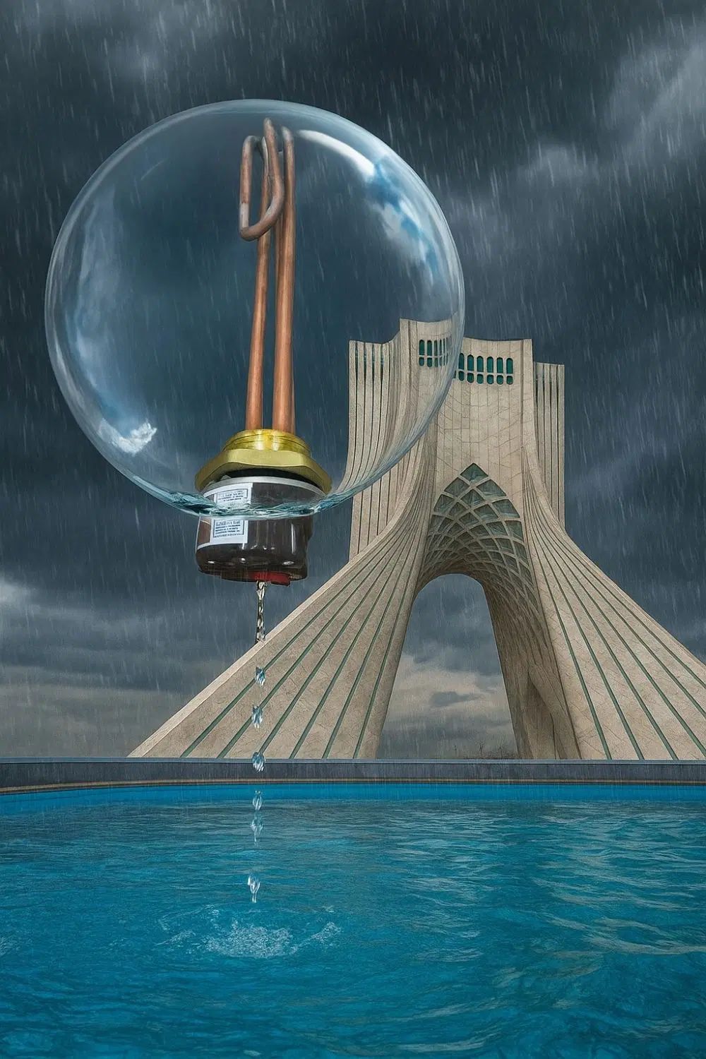 المنت آبگرمکنی با ترموستات ۲۰۰۰ وات|آبگرمکن، پکیج، شوفاژ|تهران, فردوسی|دیوار