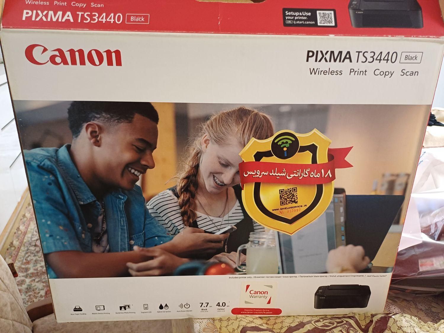 پرینتر canon مدل PIXMA TS3440|پرینتر، اسکنر، کپی، فکس|تهران, شهرک محلاتی|دیوار