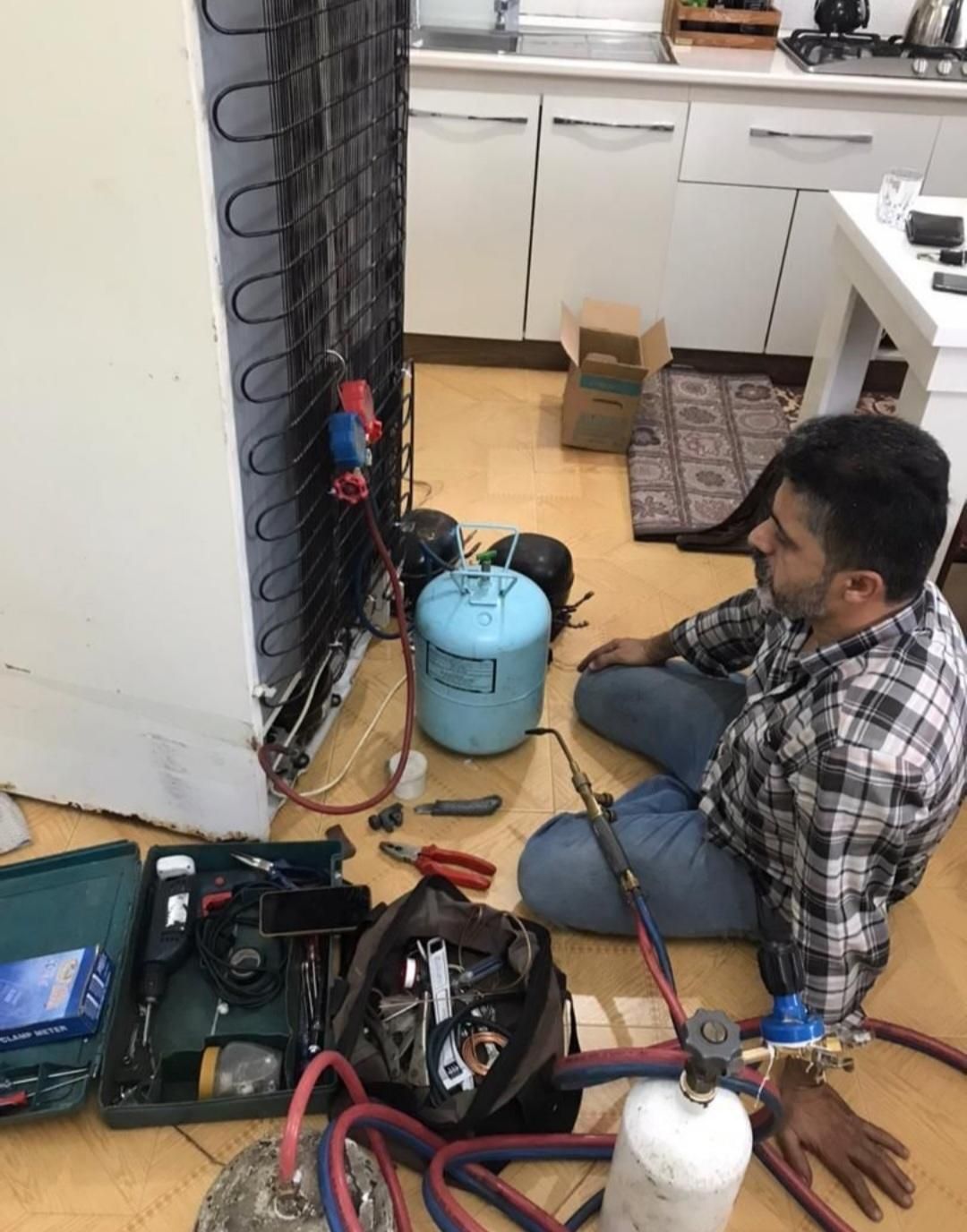 تعمیریخچال شارژ گاز وتعویض نوارکل گرگان بایک تماس|خدمات پیشه و مهارت|گرگان, |دیوار