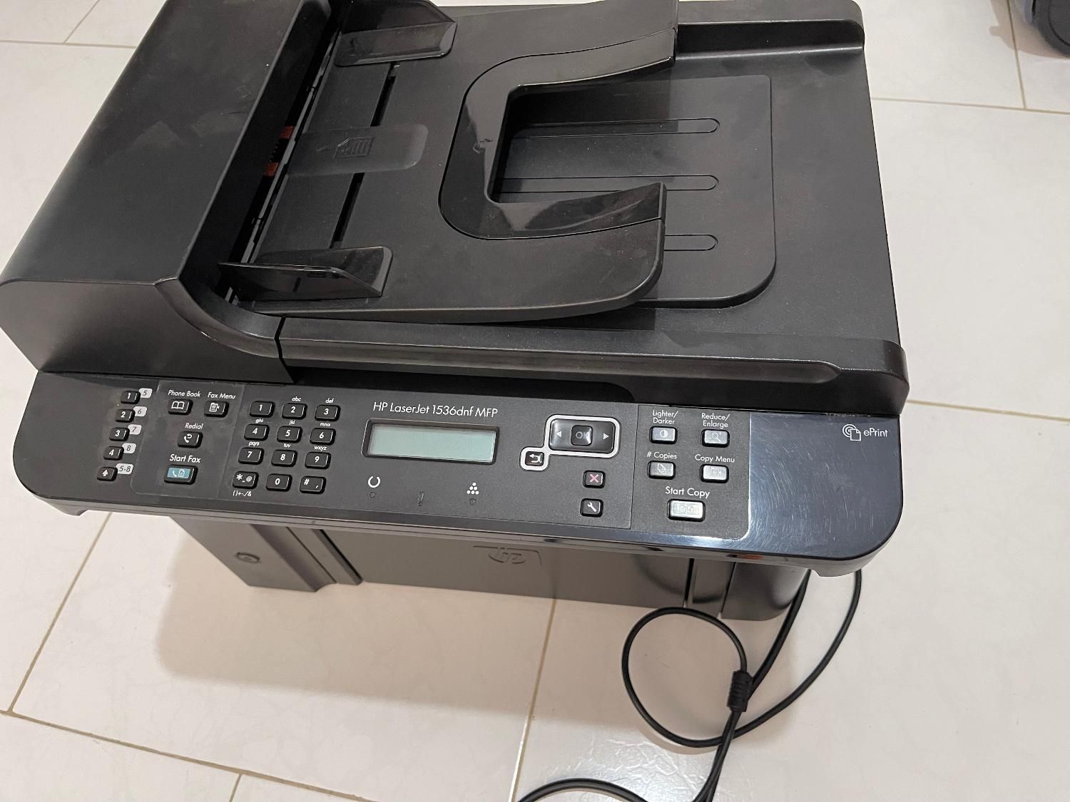 پرینتر چهار کاره HP LaserJet 1536dnf MFP|پرینتر، اسکنر، کپی، فکس|ساری, |دیوار
