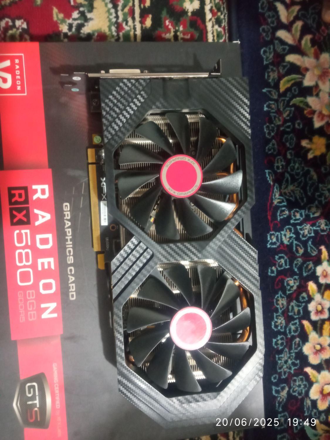 کارت گرافیک rx580|قطعات و لوازم جانبی رایانه|جهرم, |دیوار