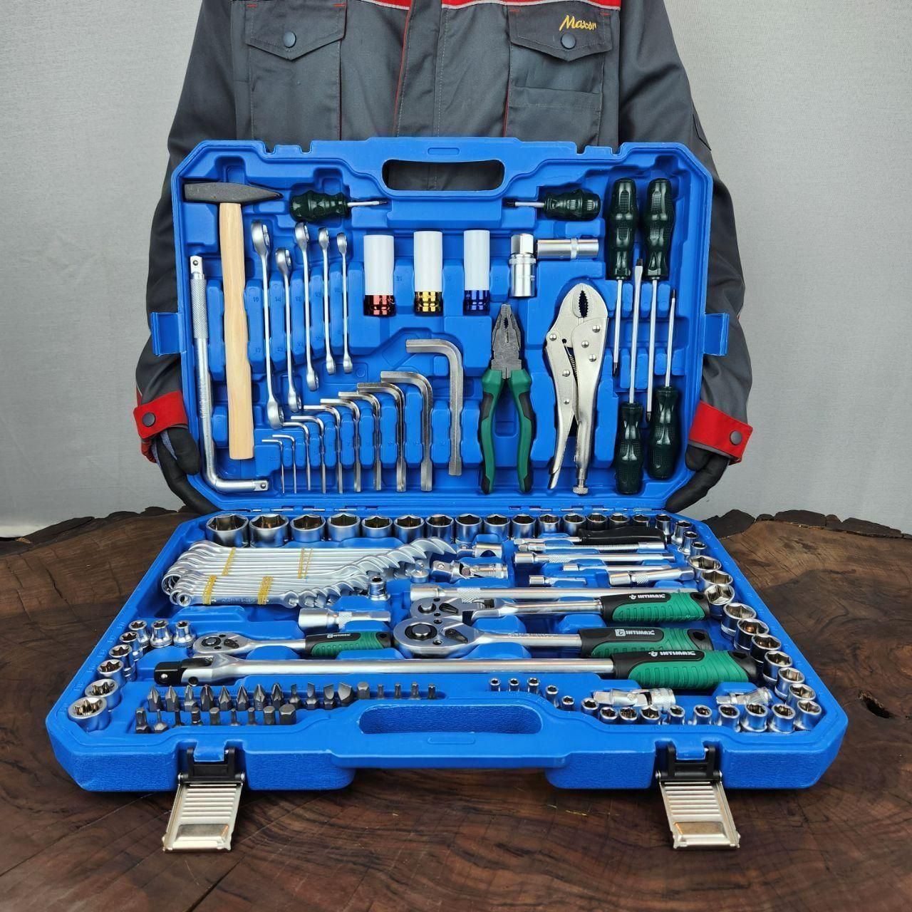 جعبه بکس و آچار و ابزار 144 پارچه کامل|ابزارآلات|اصفهان, کشاورزی|دیوار