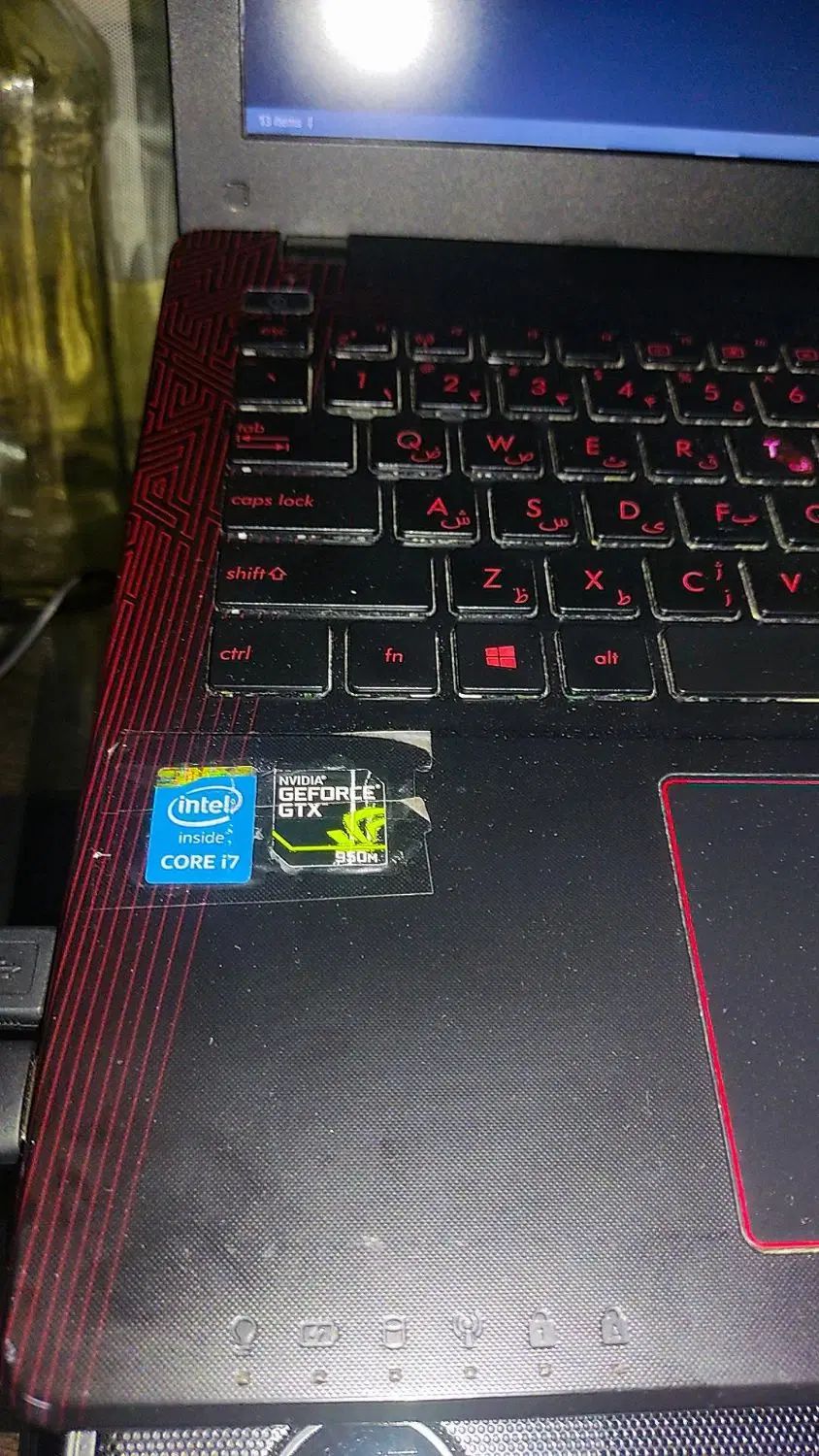 لپ‌تاپ گیمینگ ایسوس corei7 گرافیک 6GB مجزا|رایانه همراه|تبریز, |دیوار