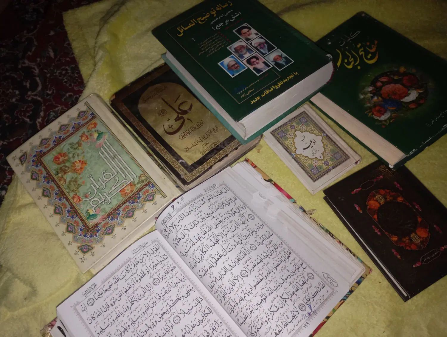 توضیح مسایل ۶ مرجع .مفاتیح الجنان .قرآن کریم|کتاب و مجله مذهبی|تهران, نازی‌آباد|دیوار