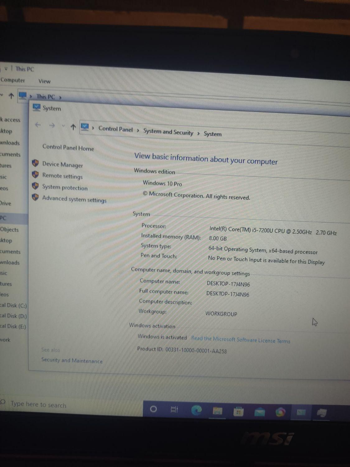 لپتاب msi|رایانه همراه|سنندج, |دیوار