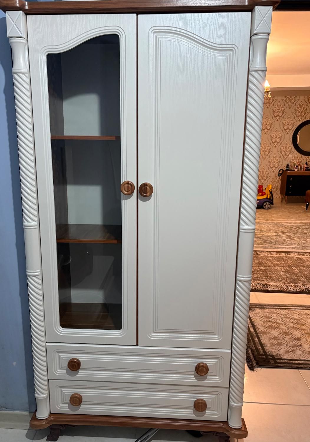 کمدو تخت دومنظوره +تشک نو|اسباب و اثاث بچه|رشت, رودباری|دیوار