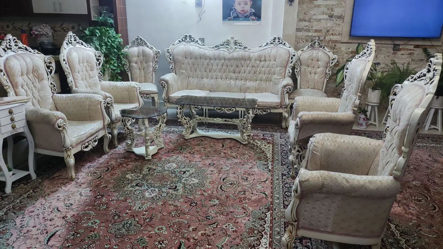 مبل سلطنتی درحدنو|مبلمان خانگی و میز عسلی|مشهد, توس (بلوار توس)|دیوار