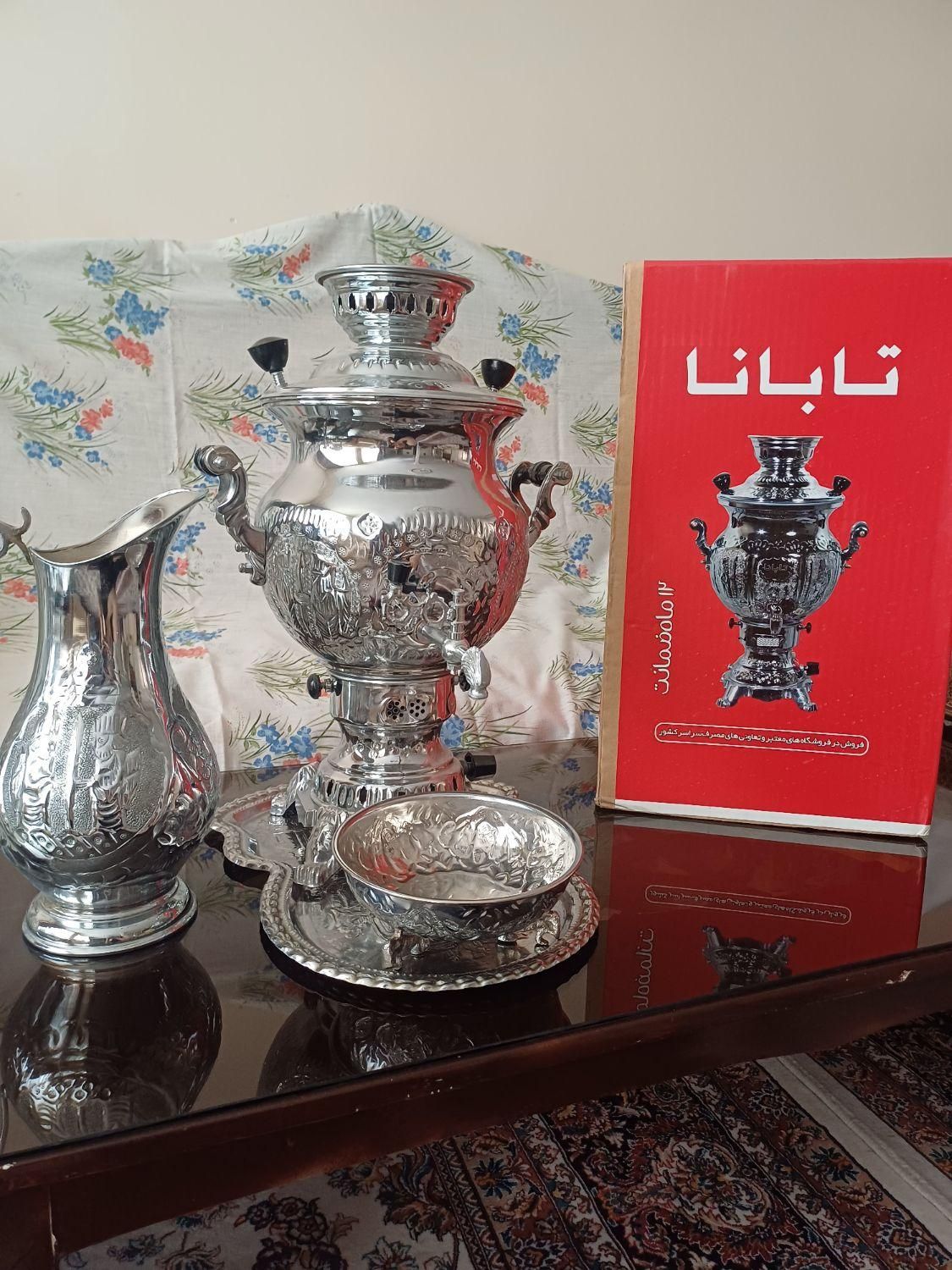 سماور گازی جهیزیه عروس|سماور، چای‌ساز، قهوه‌ساز|مشهد, رستگار|دیوار