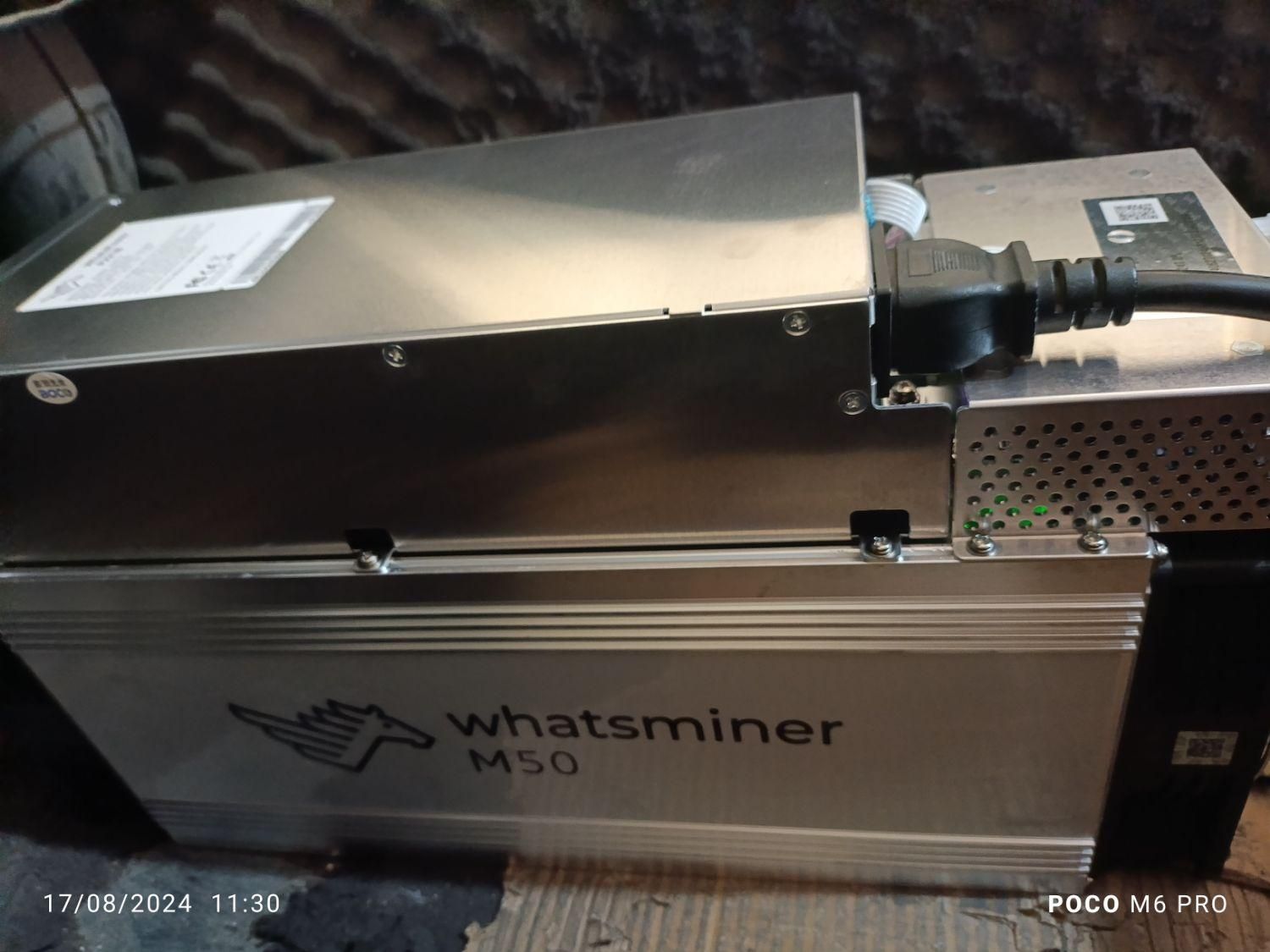 ماینر M50.124تراهش whatsminerM50.124th|قطعات و لوازم جانبی رایانه|تهران, شهران شمالی|دیوار