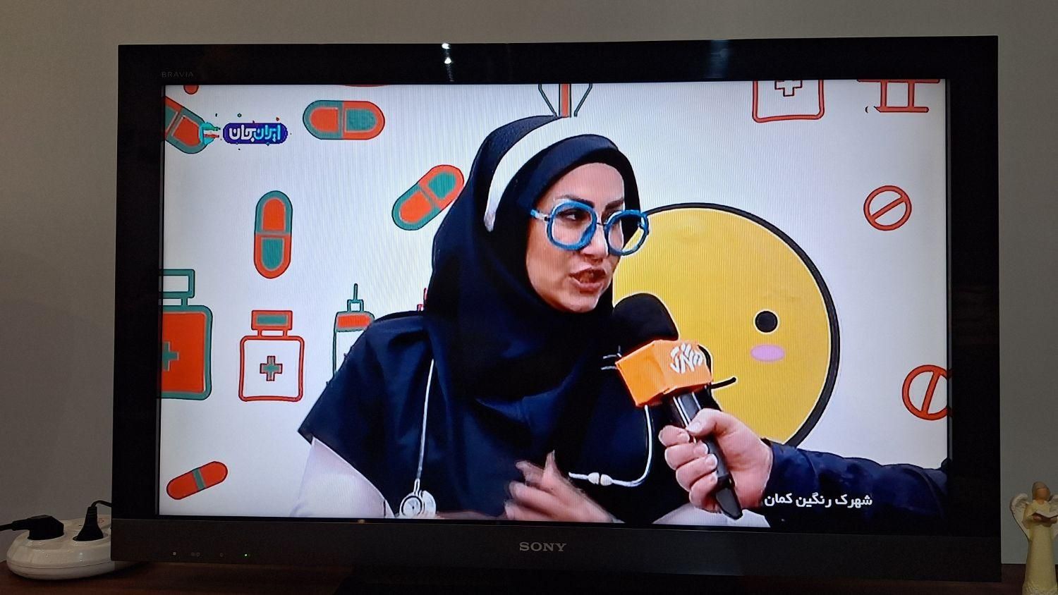 ال سی دی سونی ۴۰ اینچ|تلویزیون و پروژکتور|ساری, |دیوار