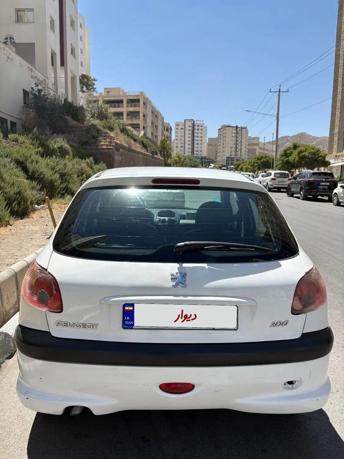 206 سفید تیپ ۲|خودرو سواری و وانت|مشهد, آبادگران|دیوار