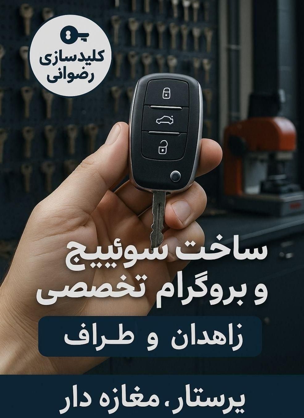 کلیدسازی سیار   پروگرام سوئیچ و ریموت ۲۴ساعته|خدمات پیشه و مهارت|زاهدان, |دیوار