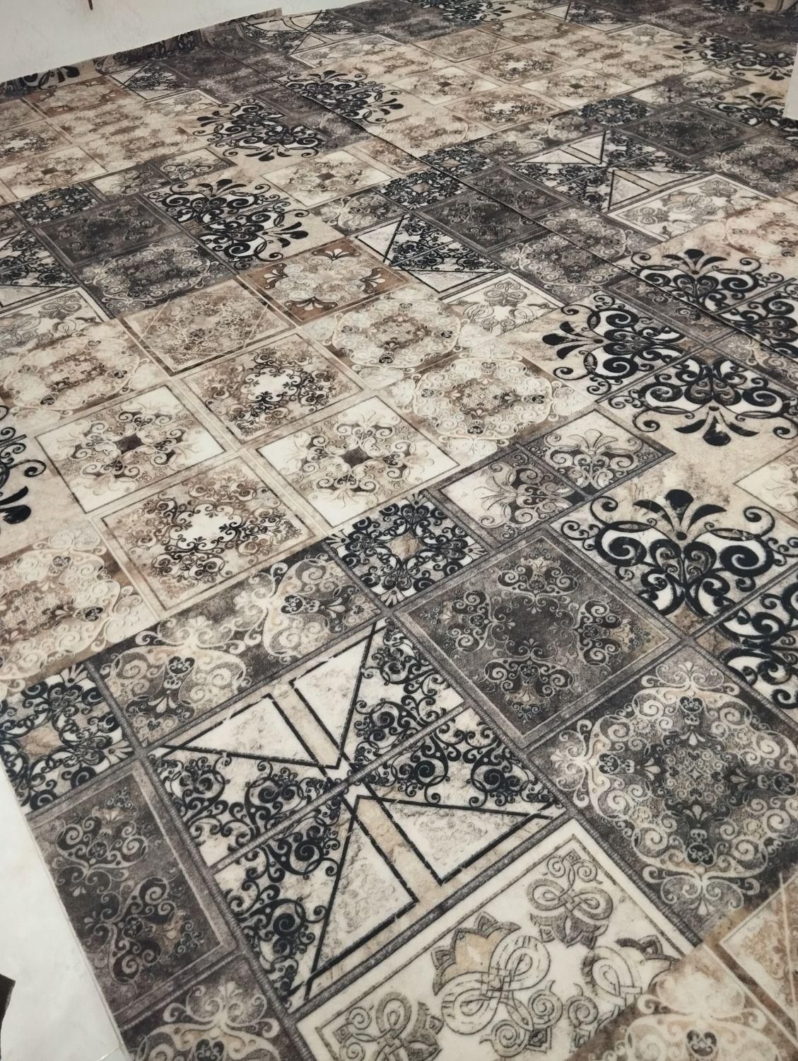 موکت چاپی طرح پتینه|موکت|لنجان, |دیوار