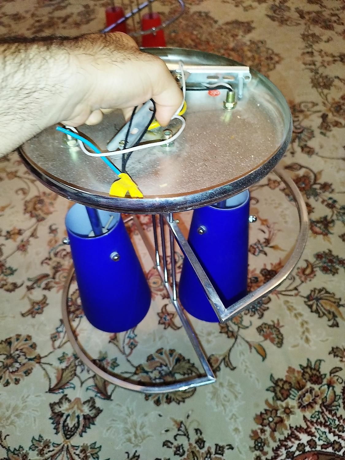 لوستر شیک در حد نو|لوستر و چراغ آویز|شیراز, شهرک ولیعصر|دیوار