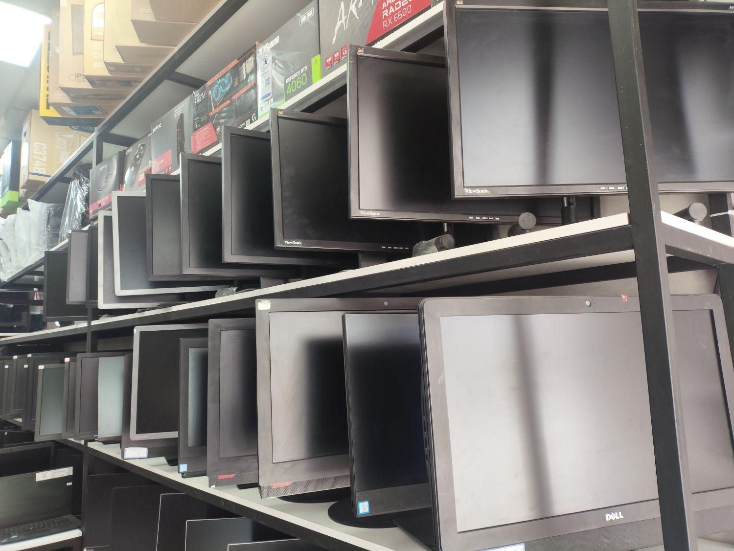 انواع مانیتور استوک با ضمانت|قطعات و لوازم جانبی رایانه|قزوین, |دیوار