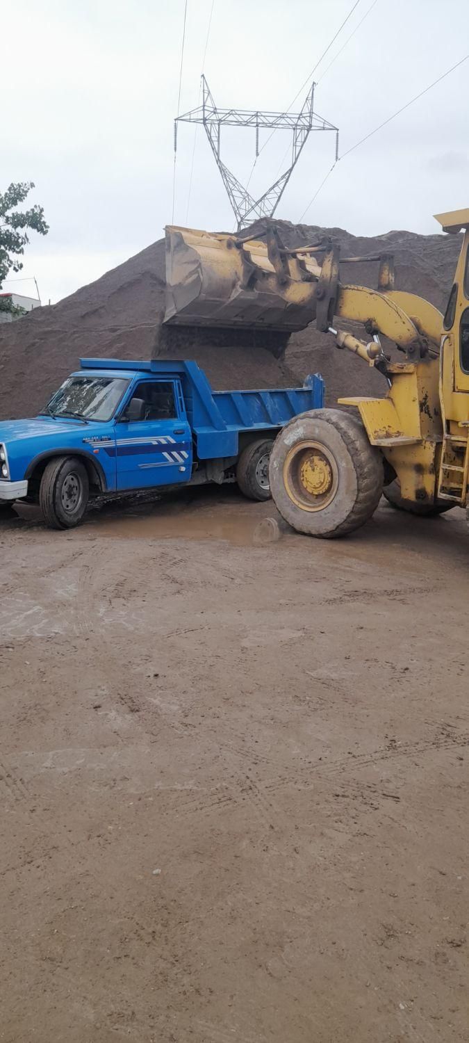 حمل  نخاله ساختمانی نوخاله وماسه با کارگر با نیسان|خدمات حمل و نقل|رشت, نامجو|دیوار