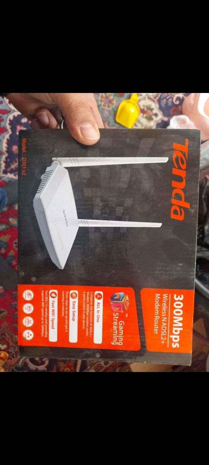 مودم ADSL تندا مدل Tenda D301|مودم و تجهیزات شبکه|کرمانشاه, |دیوار