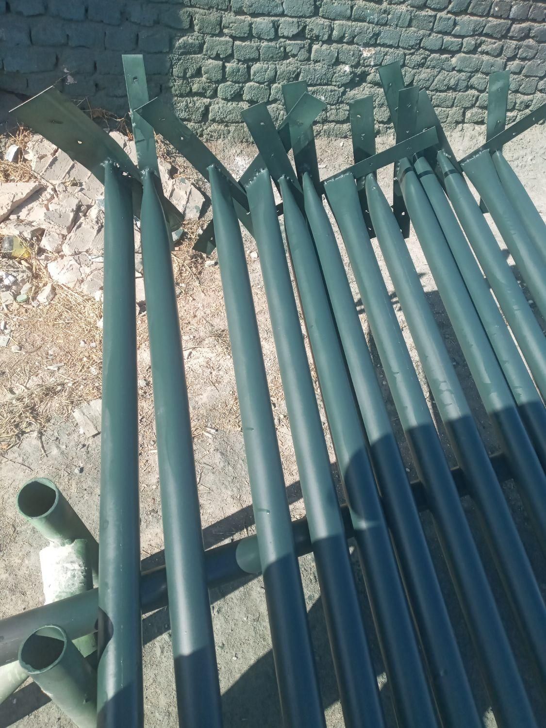 پایه گلخانه فلزی لوله|عمدهفروشی|فلاورجان, |دیوار