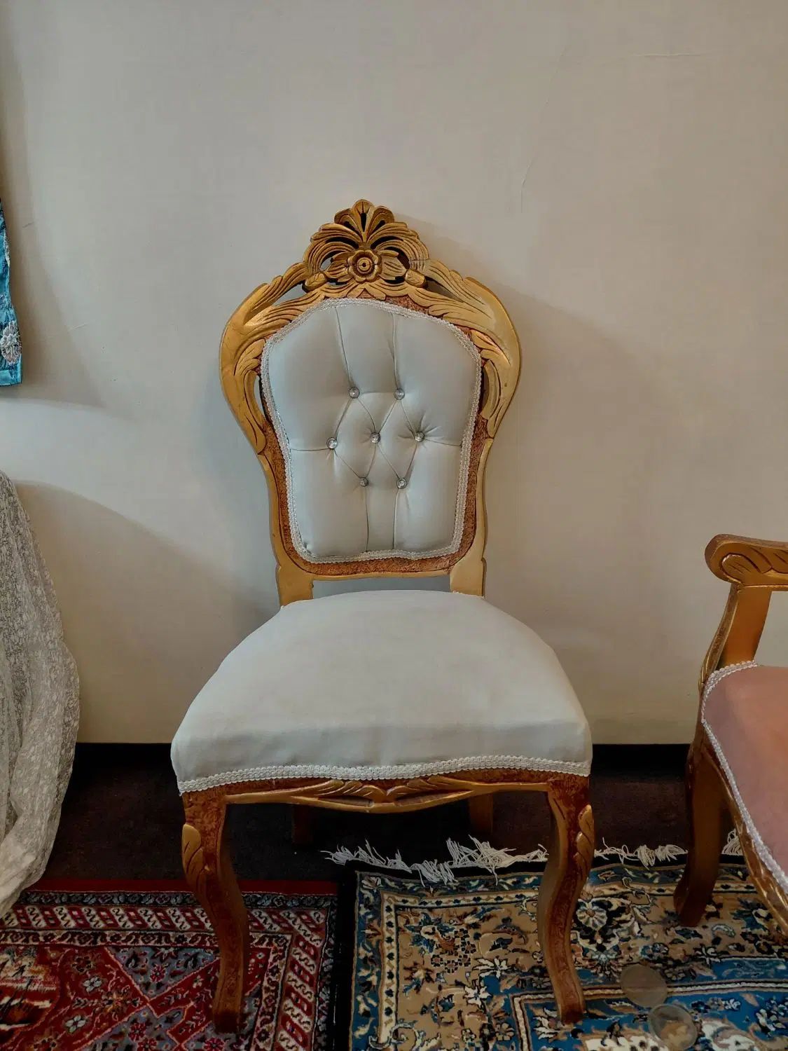 مبل سلطنتی همراه با پیراهن مبل|مبلمان خانگی و میز عسلی|کرج, احدآباد|دیوار