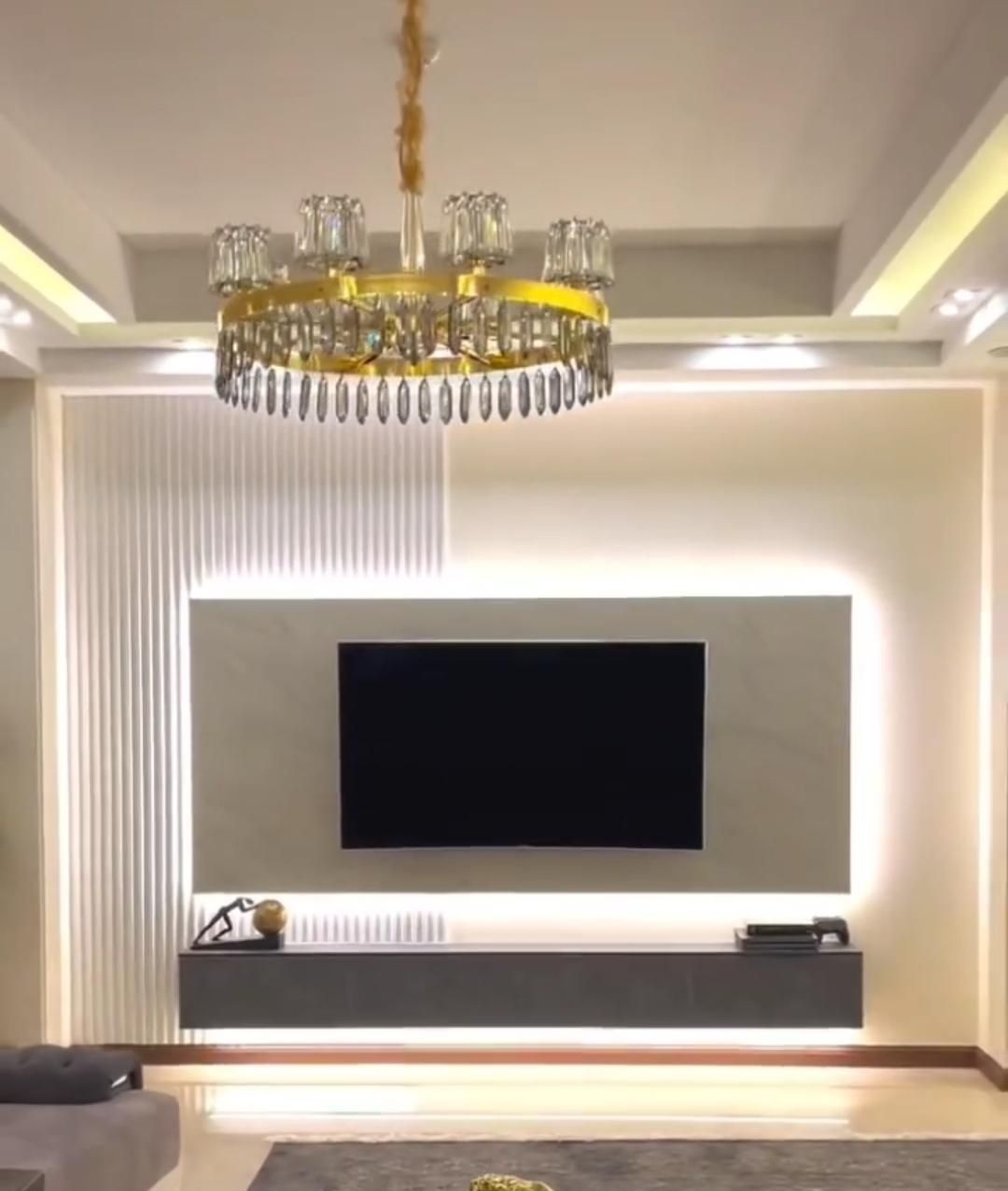 tv waal تی وی وال میز تلوزیون ترمووال ماربل شیت|میز تلویزیون|قدس, |دیوار