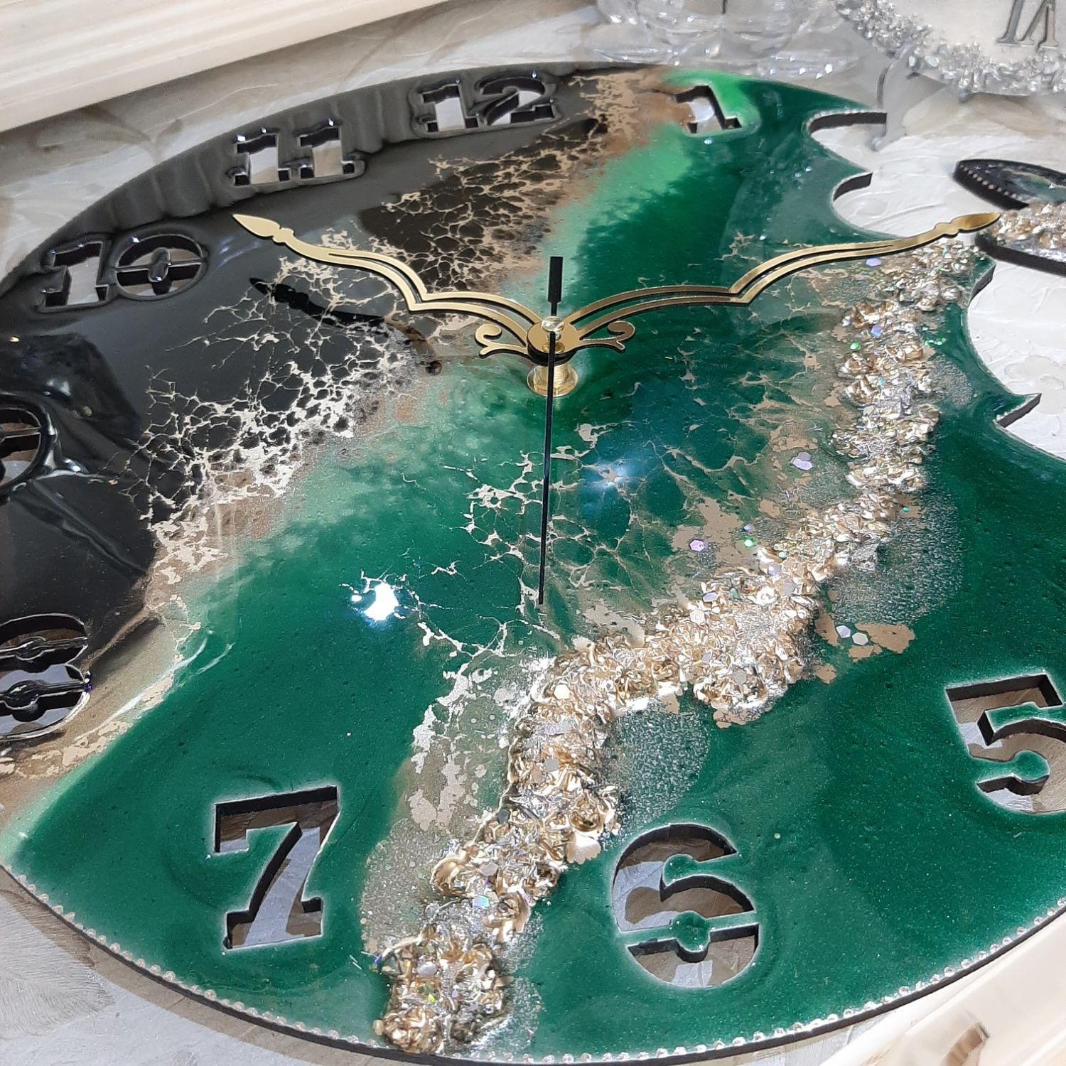 ساعت دیواری کد ۰۸ طرح سبز|ساعت دیواری و تزئینی|تهران, مجیدیه|دیوار