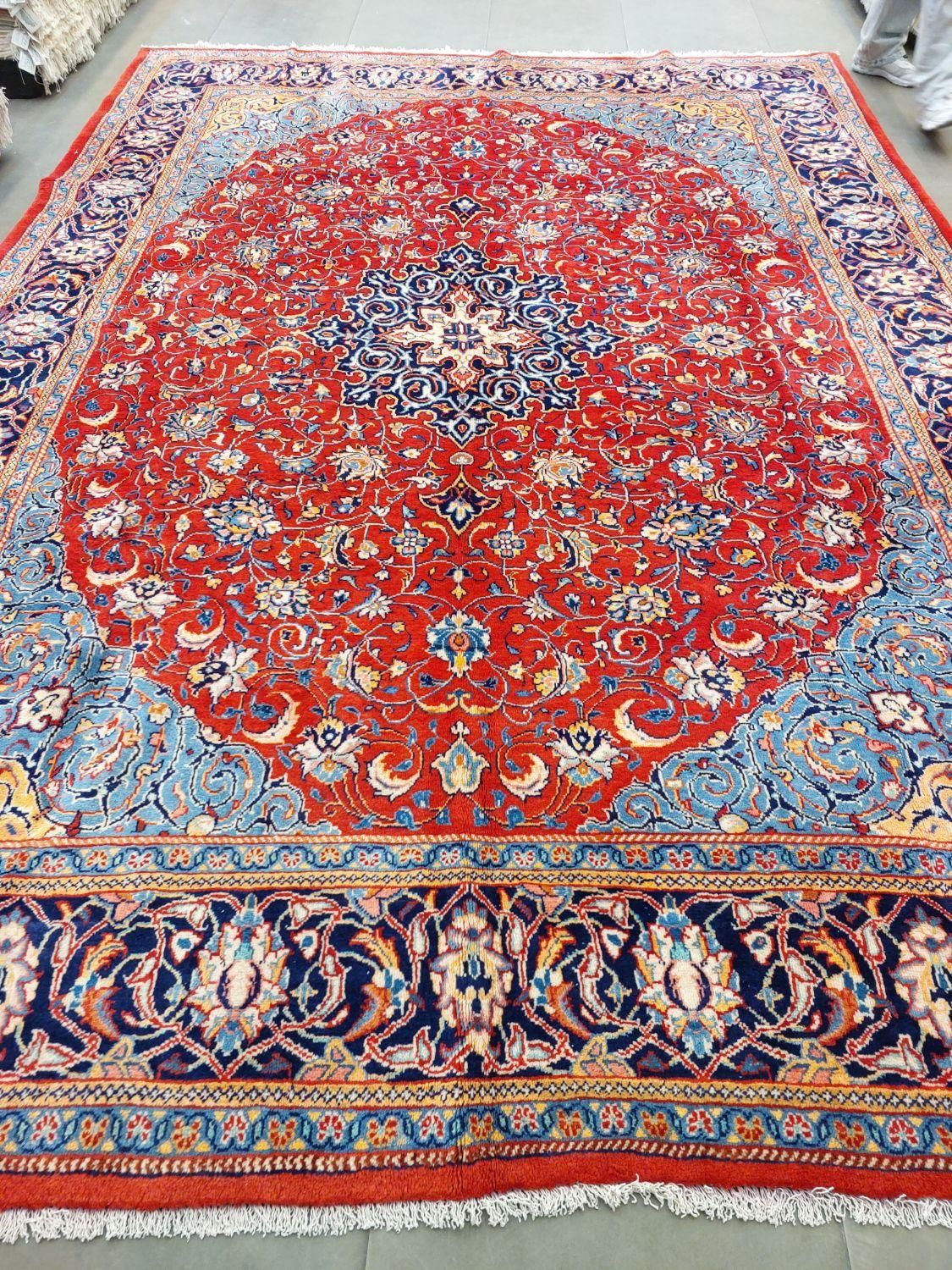 فرش دستباف اراک نقشه ساروق مسی رنگ|فرش|کرج, مشکین‌دشت|دیوار