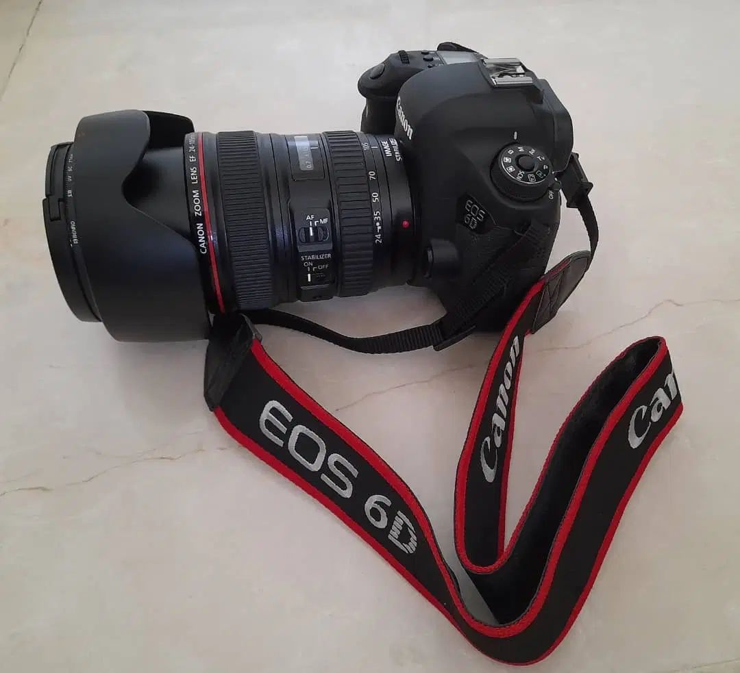 دوربین Canon 6D آکبند،اصل ژاپن بهمراه تجهیزات کامل|دوربین عکاسی و فیلم‌برداری|تهران, سعادت‌آباد|دیوار