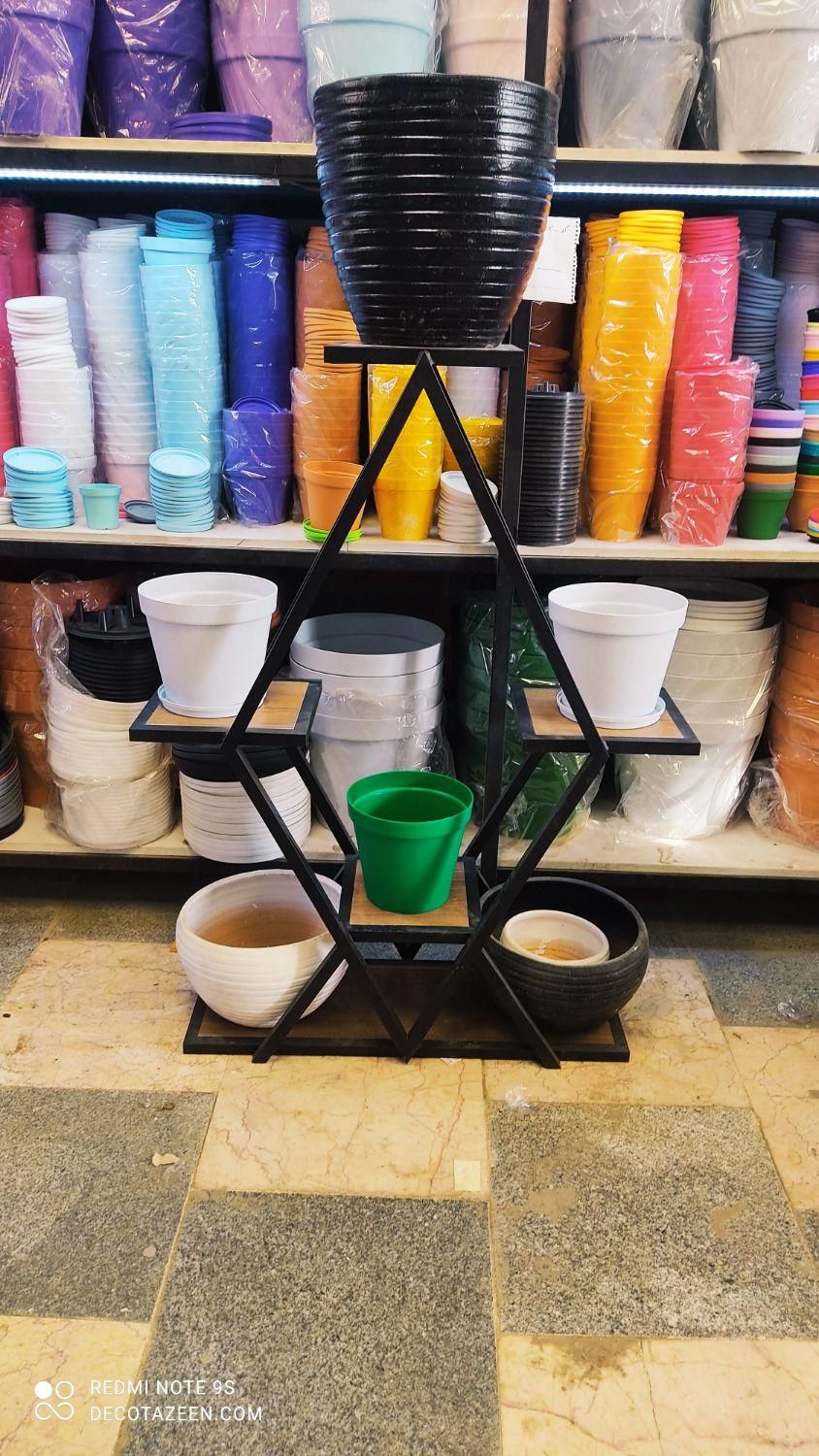 پایه گلدان استند گلدان لوزی طبقات ۷ طبقه pvc|گل و گیاه طبیعی|تهران, شهرک رضویه|دیوار