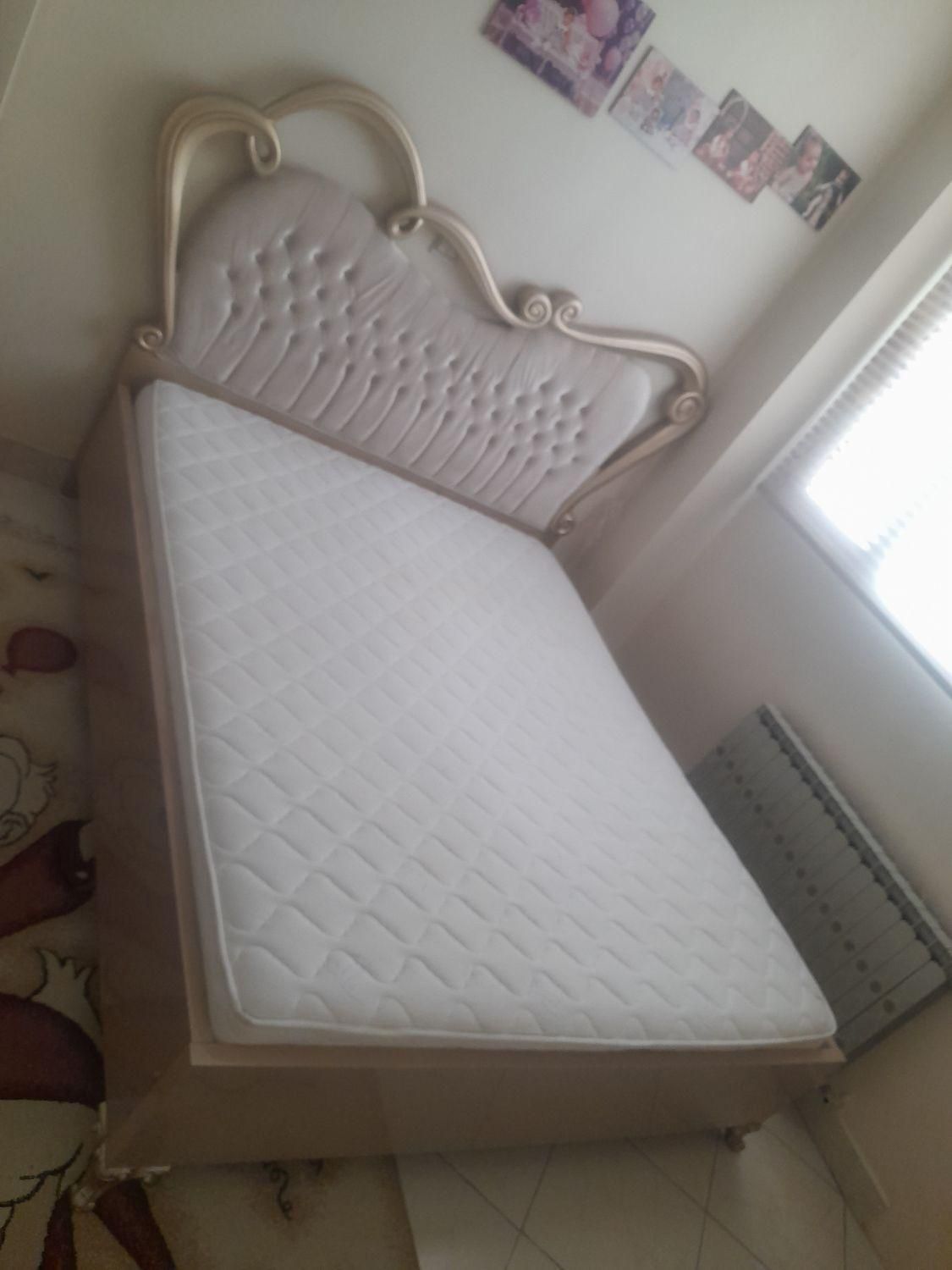 سرویس تخت خواب ۲نفره تمام mdf با تشک رویا|تخت و سرویس خواب|تهران, منیریه|دیوار