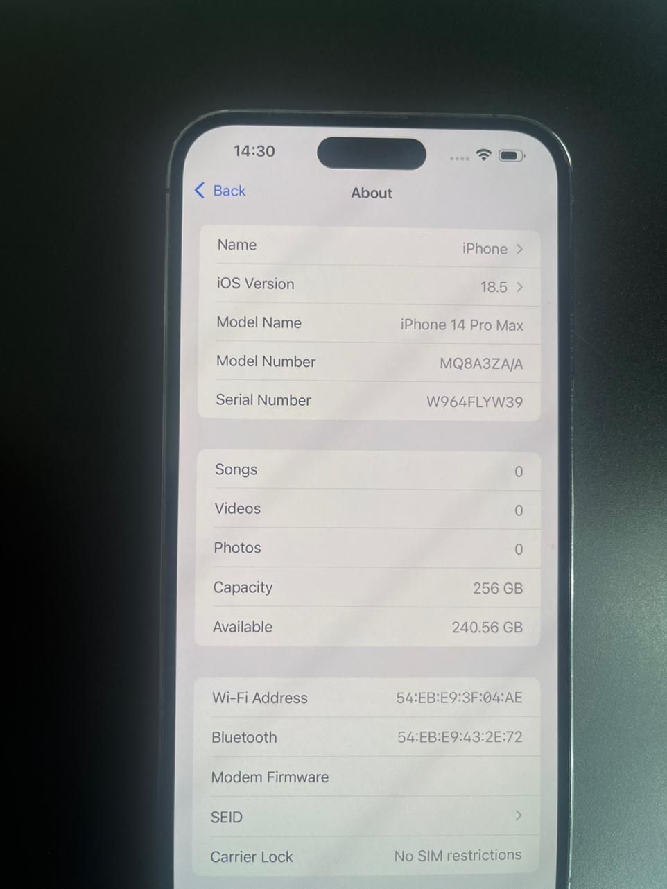 اپل iphone 14 Pro Max با حافظهٔ ۲۵۶ گیگابایت|موبایل|شهریار, |دیوار