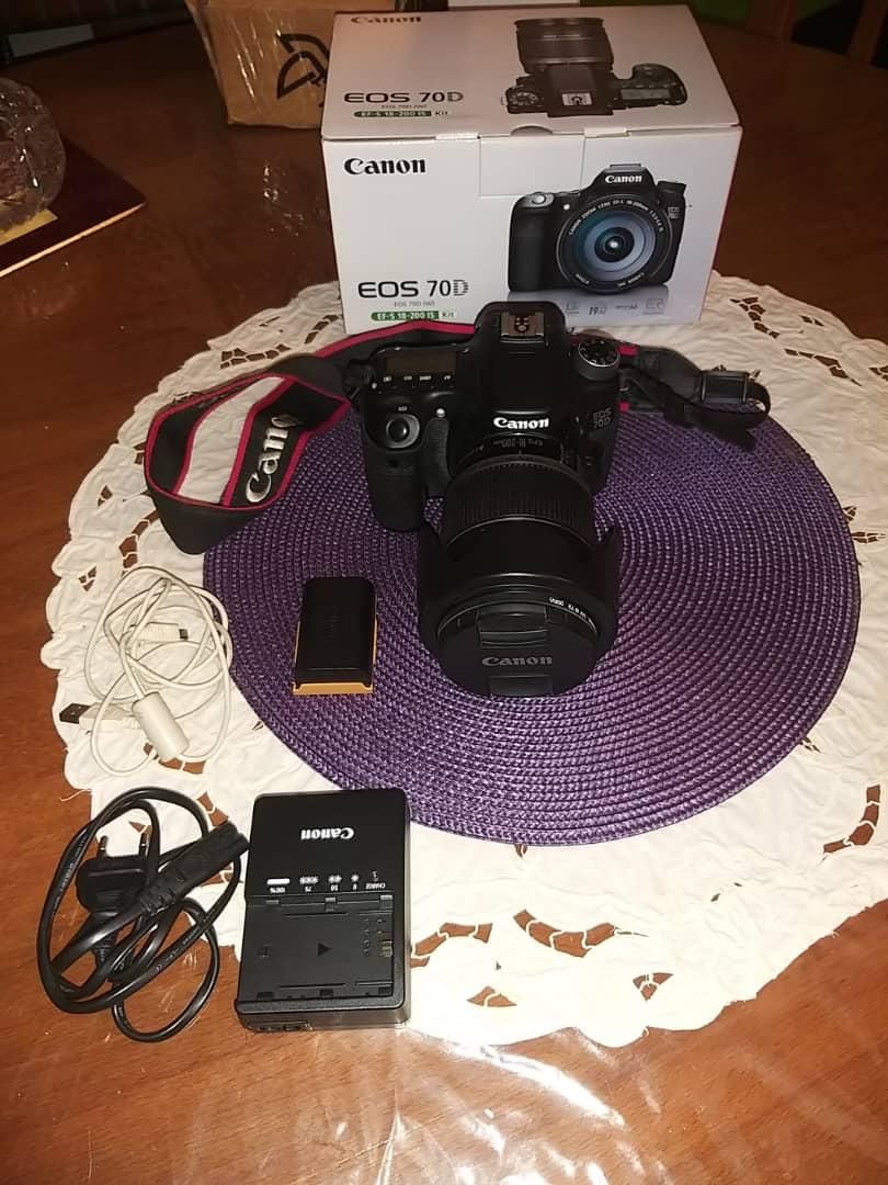دوربین canon 70D|دوربین عکاسی و فیلم‌برداری|تهران, عباس‌آباد|دیوار
