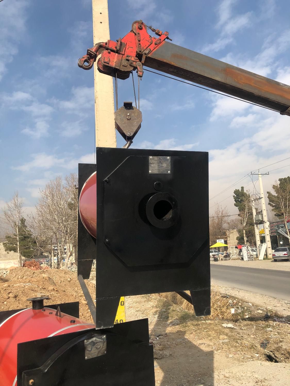 دیگ اب گرم فولادی استخری|مصالح و تجهیزات ساختمان|کوهسار (البرز), |دیوار