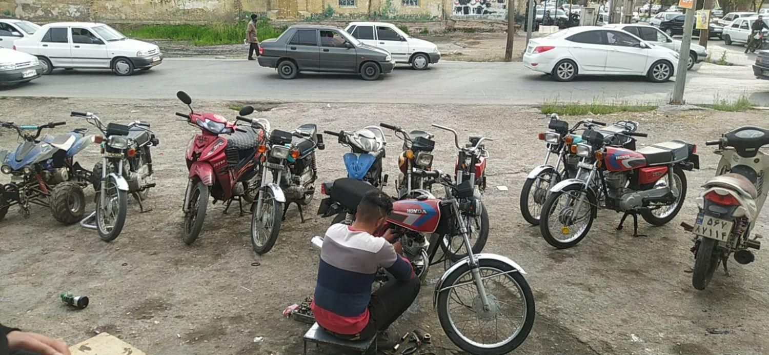 تعمیرات سیار موتور سیکلت سبک وسنگین انژکتوری|خدمات موتور و ماشین|اهواز, نیوساید|دیوار
