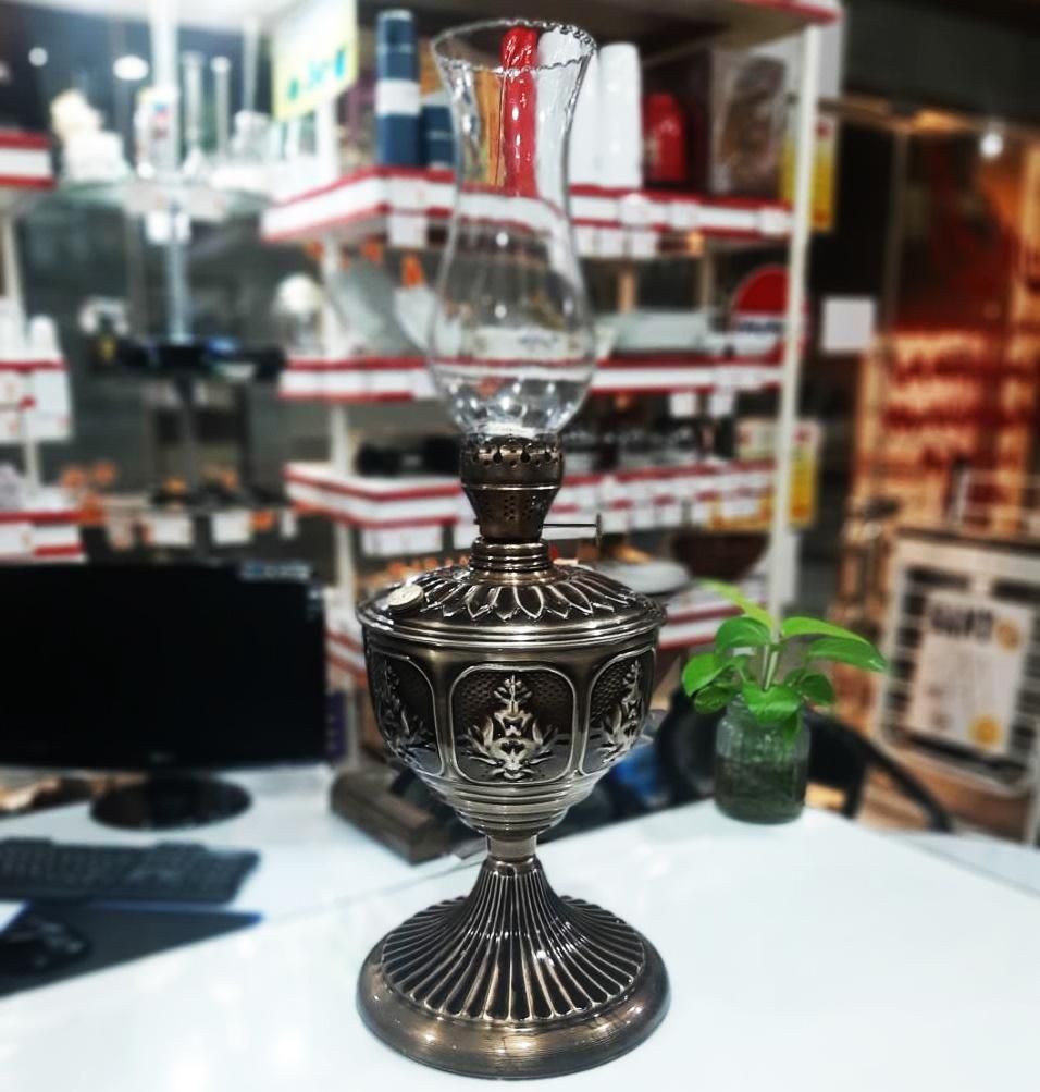 چراغ گردسوز نفتی آنتیک تپل|لامپ و چراغ|بندر انزلی, کارآموزی|دیوار